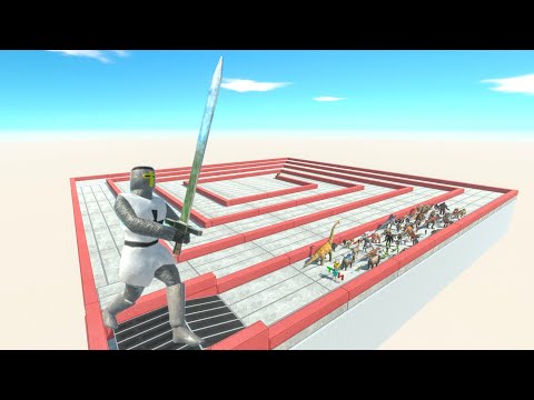 Escape From Teutonic Knight - Last Survivor - Animal Revolt Battle Simulator