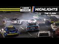 McDowell spins ahead of Bell and Hamlin in tight quarters at The Clash
