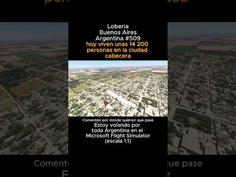 Loberia, Buenos Aires desde el Microsoft Flight Simulator #loberia #buenosaires #msfs #joaha45