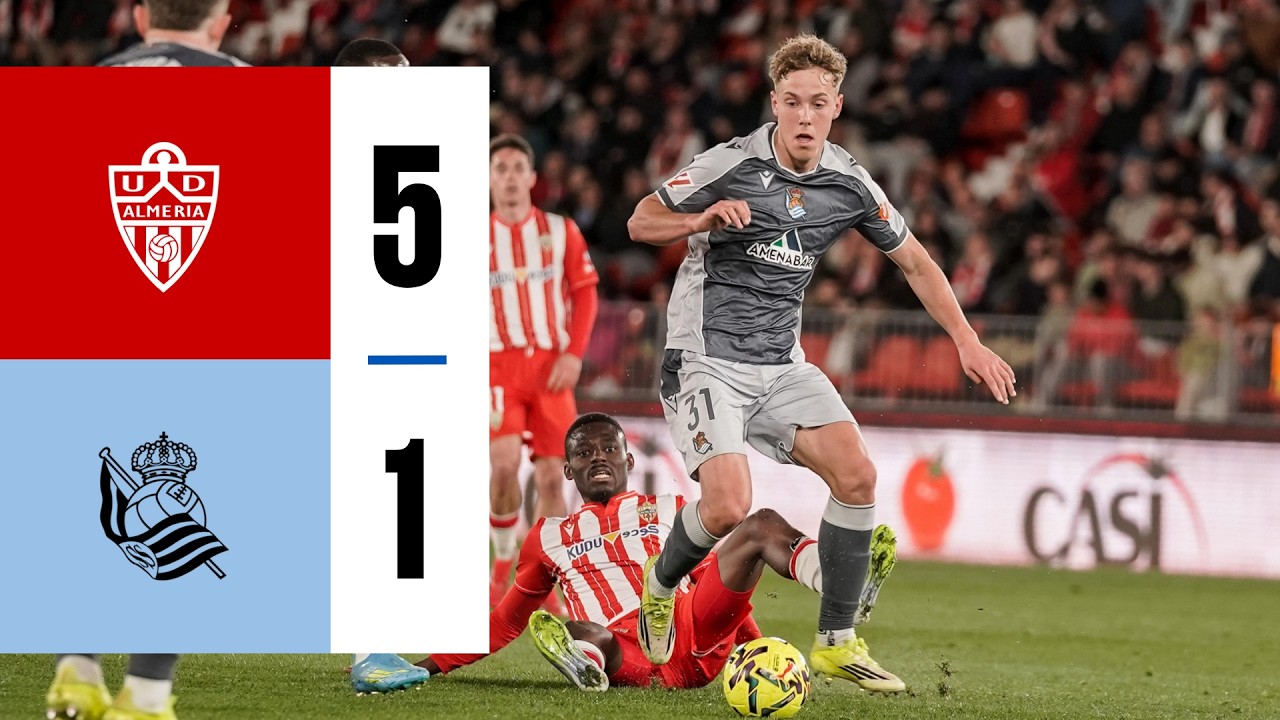 Almería vs Real Sociedad B U21 Highlights