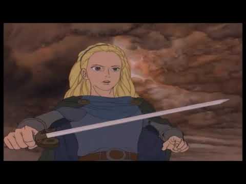 Return of the King (1980) - Eowyn vs Witchking