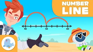 LEARN to SUBTRACT Using a NUMBER LINE 🚀 FUN Method for Kids 🤩
