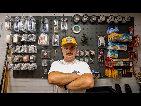 Building Giant Pegboard for my FISHING TACKLE! Rod and Reel Arsenal (Easy DIY)