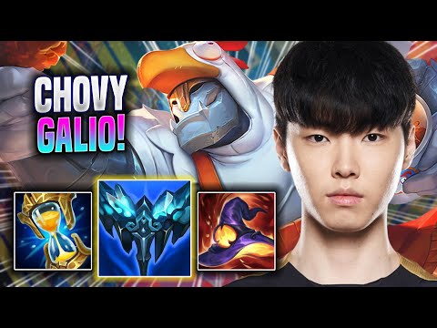 CHOVY CRAZY GAME WITH GALIO! - GEN Chovy Plays Galio MID vs Corki! | Season 2022