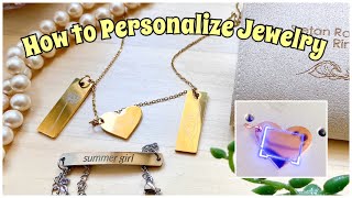 How to Customize Jewelry With a Laser Engraver xTool F1