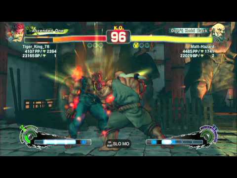 ssf4 ae Tiger_King_78 vs Matt_Hazard