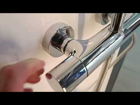 Душевой комплект черный с термостатом Bossini Elios L10172000073008 - фото 1 - id-p1479569849