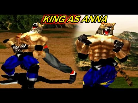 [TAS] King With Anna's Moves Gameplay - Tekken 2 | #king #annawilliams
