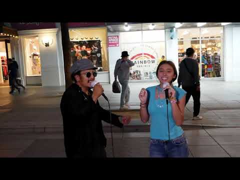 They just met here and sang together!💖Beautiful harmonies!🍀Michael Jackson - Rock With You