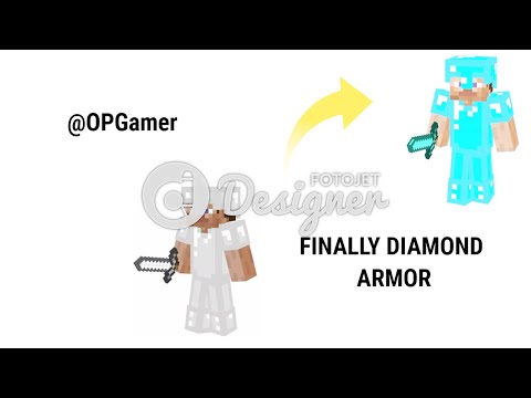 EPIC! I crafted DIAMOND ARMOR! #Minecraft