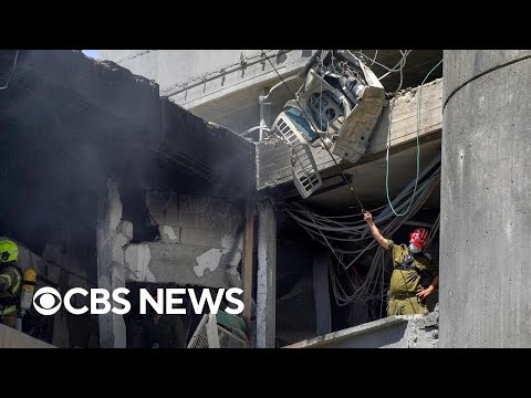 Israelis react to Iranian missile strike on hospital, plan to evacuate Americans still unclear