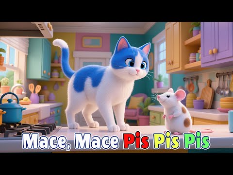 🐾 Mace Mace Pis Pis Pis 🎵 | Këngë për Fëmijë nga “Çamarrokët” 😻