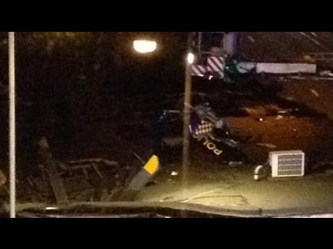 Police Helicopter Crashes Into Glasgow Pub Roof