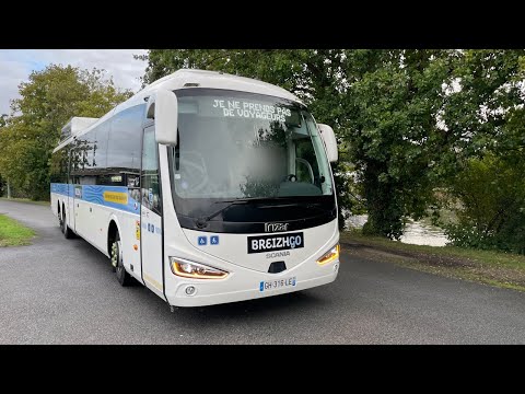 Retour dépot en Irizar I4 15m GNV (Transdev CTM) [PURESOUND] [FULL KICKDOWN]