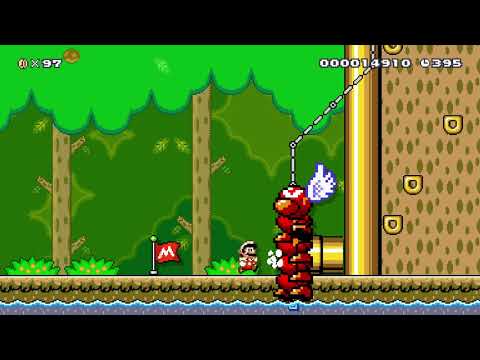 Wiggler's Treehouse (Super Mario Maker 2)