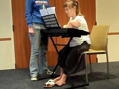 Girl With Short Arms Plays Piano in Talent Show