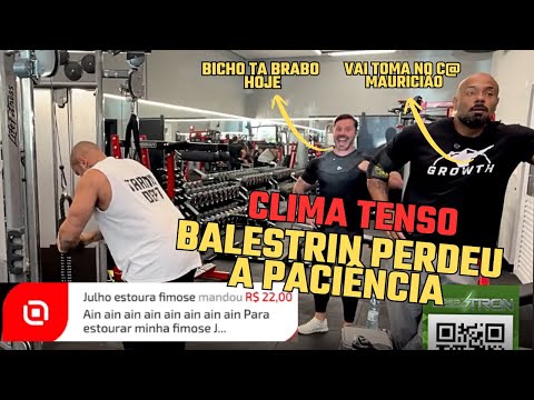 BALESTRIN LOST HIS PATIENCE AND THE TEMPERAMENT HAS HEATED UP! CARIANI CAN'T STOP LAUGHING WITH T...