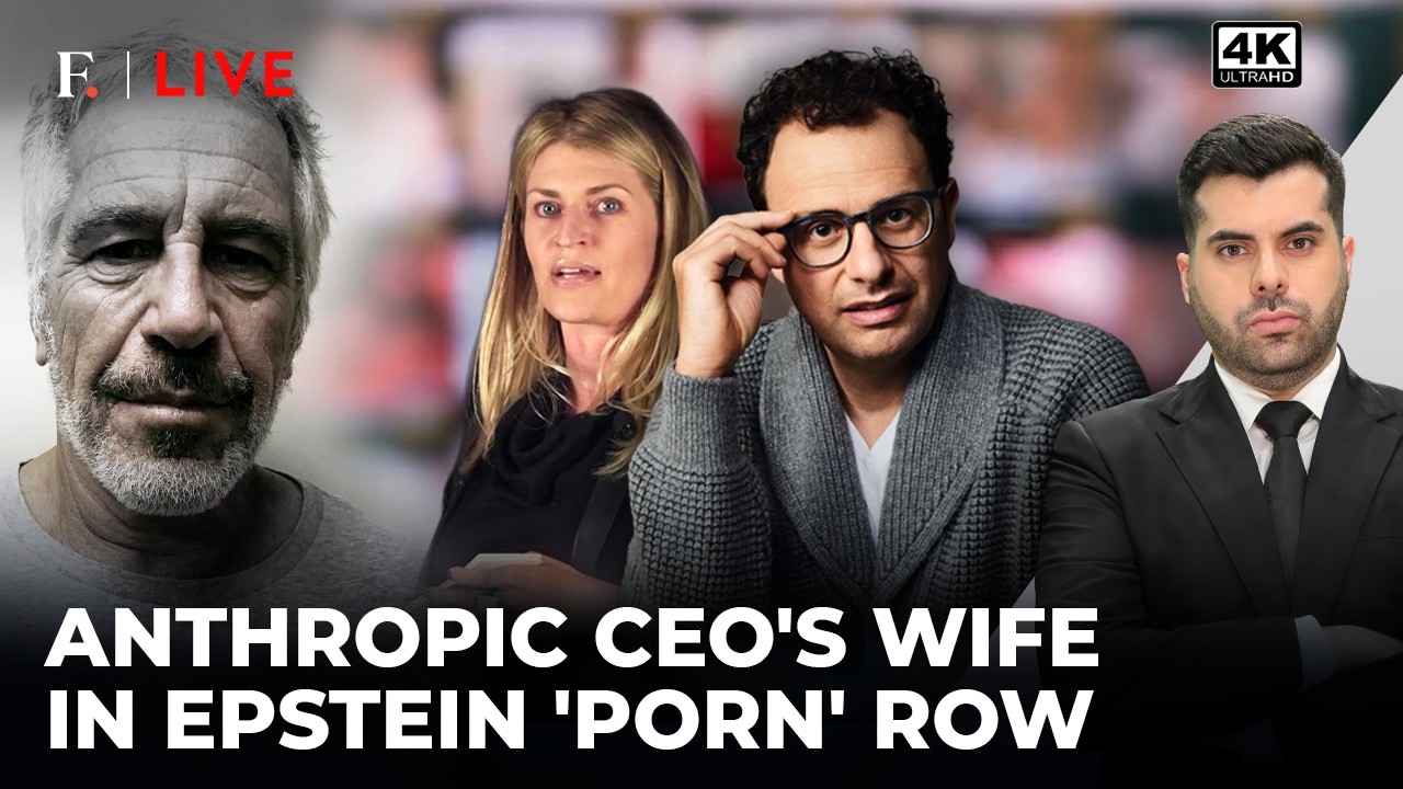 Anthropic CEO’s Wife Cami Clark Sought 'Luxury Porn' Investment From Epstein | Firstpost Live | 4K