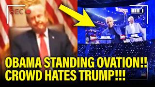 Trump LOSES IT as Obama GETS STANDING OVATION!!