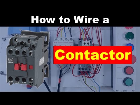 Basic Contactor Wiring Explained | How to Wire a 3-Phase Motor with Start/Stop @TheElectricalGuy