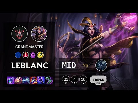 LeBlanc Mid vs Lissandra - EUW Grandmaster Patch 11.18