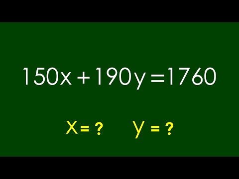 A Nice Algebra Problem | Math Olympiad x=? y=?