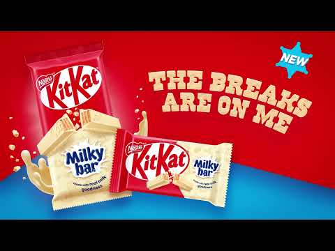 NEW KITKAT MILKYBAR... The Breaks Are On Me