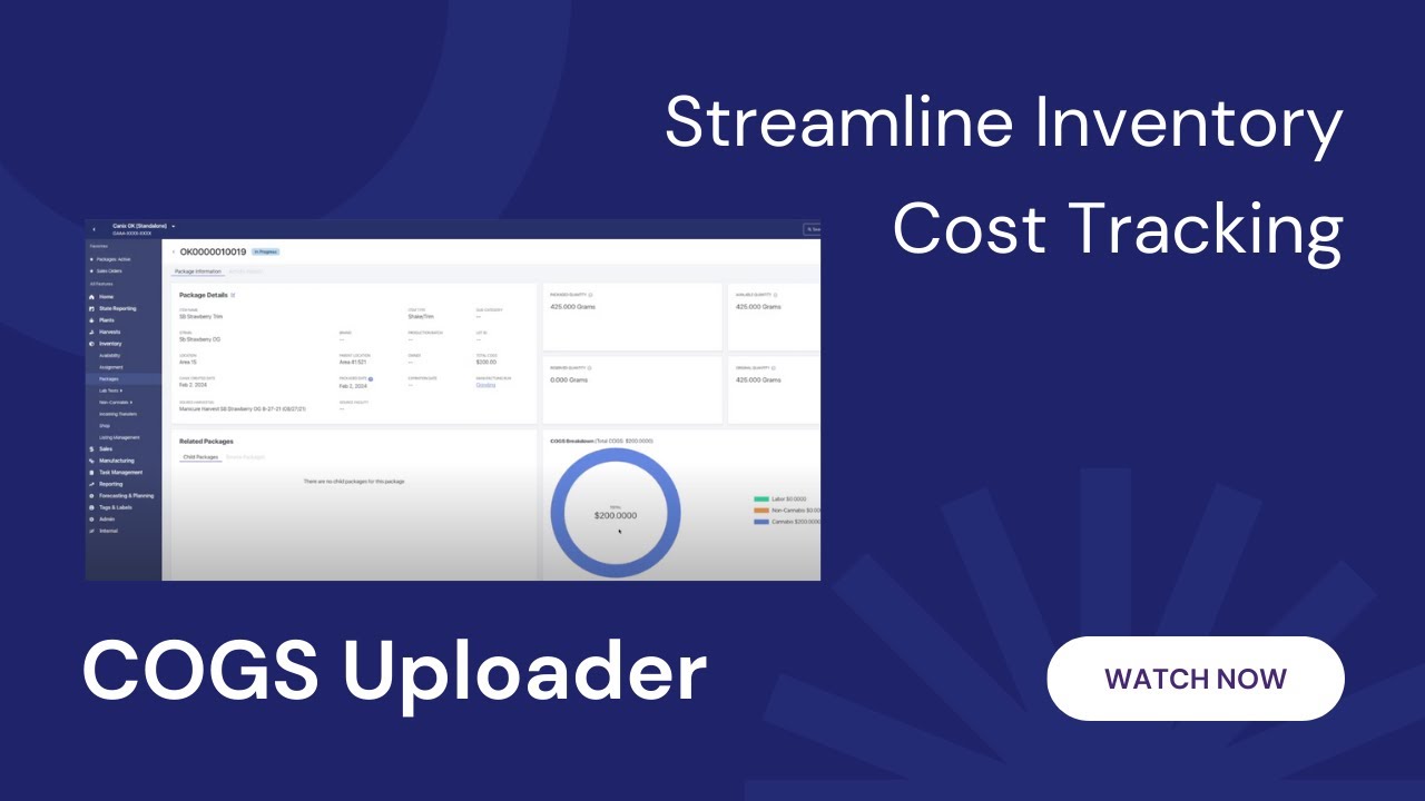 Cannabis COGS Uploader
