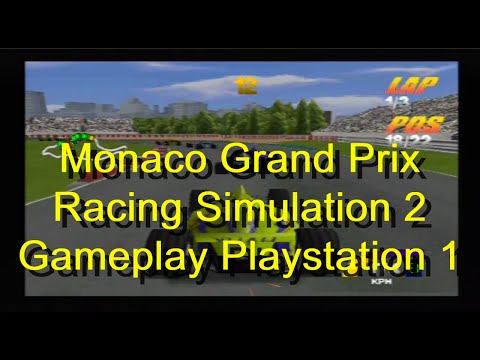 Monaco Grand Prix Racing Simulation 2 Gameplay Playstation 1