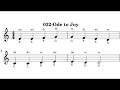 032-Ode to Joy music sheet