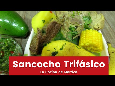 SANCOCHO TRIFÁSICO | FÁCIL Y DELICIOSA RECETA COLOMBIANA | Tutorial de Cocina ♥