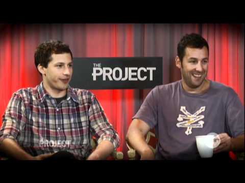 That's My Boy interview on The Project (2012) - Adam Sandler & Andy Samberg