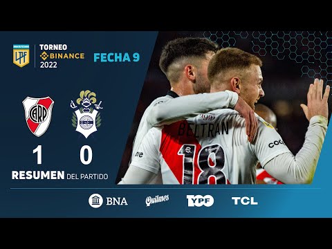 #TorneoBinance | Fecha 9 | resumen de River - Gimnasia