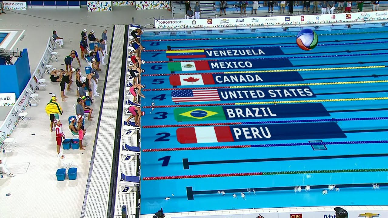 Jogos Pan-Americanos Toronto 2015 - NATAÇÃO | FINAL 4x200m NADO LIVRE FEMININO (16/07/2015)