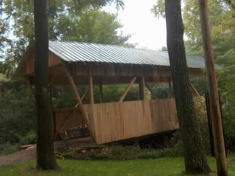 Buddy Davis Builds a COVERED BRIDGE