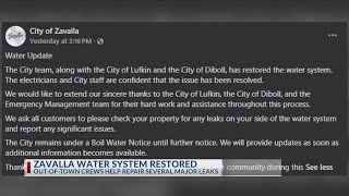 Zavalla water service restored after latest outages, boil water notice still in effect