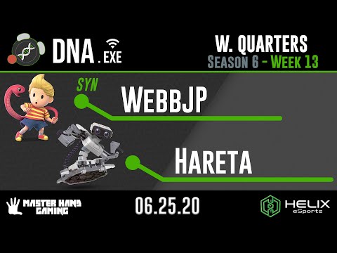 DNA.EXE S6:W13 - SYN | WebbJP (Lucas) Vs. Hareta (ROB) - W Quarterfinals