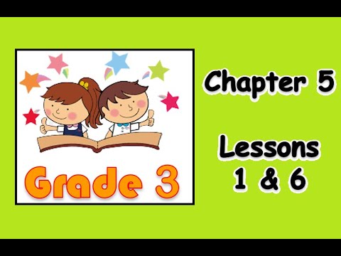 Grade 3 : Chapter 5 - lessons 1 & 6 (Area and Perimeter)