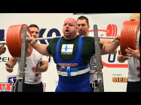 WC Powerlifting 2015 - Kenneth Sandvik - 390kg squat