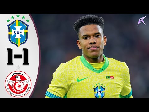 Brazil vs Tunisia 1-1 All Goals & Highlights - Friendly 2025
