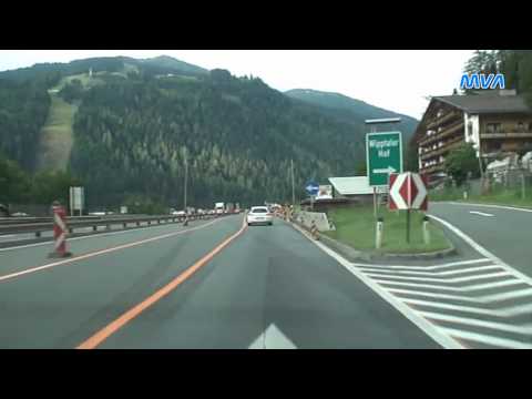 Von Österreich nach Italien  über den Brenner  A13 / A22