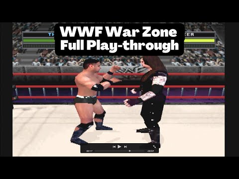 WWF War Zone Full Play-through The Rock (PS1)
