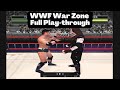 WWF War Zone Full Play Through PS1