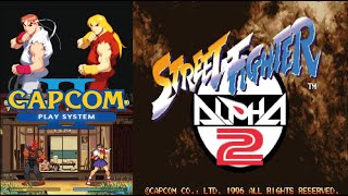 Street Fighter Alpha 2 CPS2 Arcade - C&M Playthrough