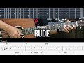Rude - MAGIC! | EASY Guitar Lessons TAB for Beginners - Guitar Tutorial