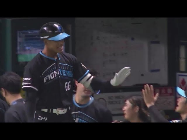 【1回表】先頭打者アーチ!! ファイターズ・万波中正 直球を振り抜く17号ソロHRで先制!!  2024年9月3日 福岡ソフトバンクホークス 対 北海道日本ハムファイターズ