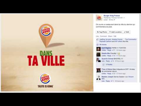 BURGER KING LAST COMMENT – CASE STUDY