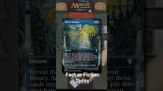 Splitting Fact or Fiction Piles #shorts #mtg