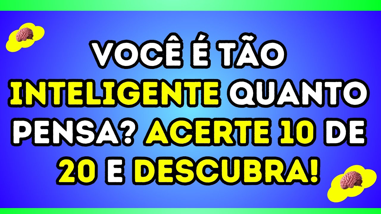#🧠 ESTE QUIZ VAI COLOCAR SUA INTELIGÊNCIA À PROVA – QUANTOS PONTOS VOCÊ CONSEGUE FAZER? 💡🔥 #quiz