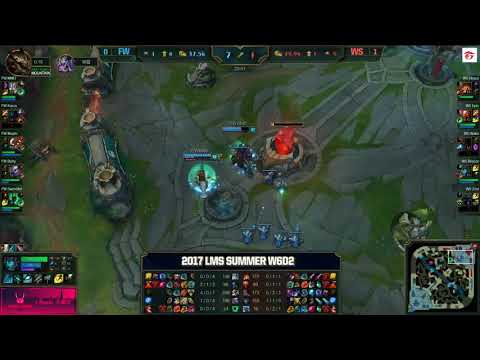 FW vs WS Highlights Game 2 LMS 精華 夏季職業聯賽 2017 SUMMER Flash Wolves vs Wayi Spider